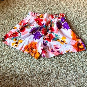 COPY - High Waist Floral Shorts